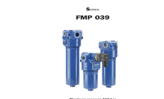 MP Filtri - Model MRSX - Tank Top Return/Suction Filter - Brochure