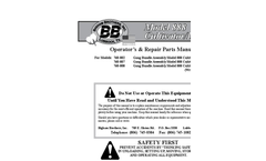 Model 889 - Cultivator- Brochure