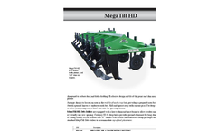 MegaTill - Model HD - Tillage Harrow Brochure