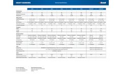 Brandt - Torsion Harrows - Specifications