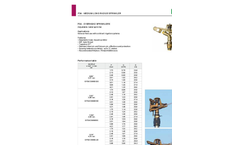 Irritec P34 Medium-Long Radius Overhead Sprinklers - Brochure