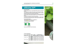 irritecTAPE - Light Dripline with Continuous Labyrinth - Brochure
