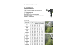 Irritec F22 - Medium-Long Radius Overhead Sprinkler - Brochure