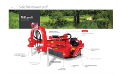 Tehnos - Model MB profi LW - Side Flail Mower - Brochure
