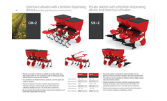 Tehnos - Model OK-2 - Inter-Row Cultivator - Brochure