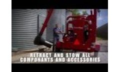 Farm King 2400 round bale carrier montage  Video