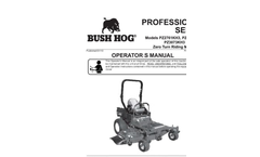 Bush Hog - Model HDTH - Finishing Mower - Brochure
