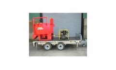 WRM - Model 850lt - Pan Mixer Diesel Drive on Trailer Chasis