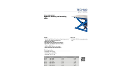 Technolit - Hydraulic Welding and Mounting Table Brochure