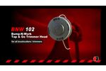 Tecomec BNW 102 trimmer head use - Video