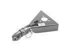 Collar-Lok - Model 2 Inch Diameter - A-Frame Coupler, Low-Profile Latch, 7,000 lbs. Capacity, Gray