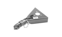 Collar-Lok - Model 2 Inch Diameter - A-Frame Coupler, Low-Profile Latch, 7,000 lbs. Capacity, Gray