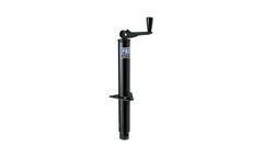 Fulton - Model Pro Series - Round Trailer Jack, A-Frame, 2,000 lbs. Lift Capacity, Topwind, Bolt-On, 14 Inch Travel