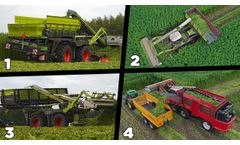 Hemp Harvest 2019 XXL with 4 harvesters | 3 Claas Xerion 4000 | Dun Agro - Video