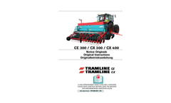 Tramline - Model CE/CX - Mechanical Seed Drill Brochure