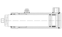 Strautmann Hydraulik - Model HZE1 Series - Single Acting Hydraulic Cylinders 210 Bar