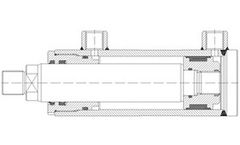 Strautmann Hydraulik - Model HZD3 Series - Double-Action Hydraulic Cylinders 250 Bar