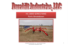 Durabilt - Model HCI Series - High Clearance Rake - Brochure