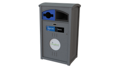 CleanRiver - Model Promenade Transition Dome Top- PTD - Outdoor Bin