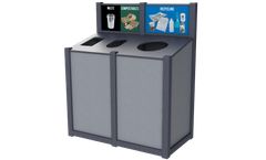 CleanRiver - Angled Top Loading (ATL) Outdoor Bin