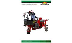 Spapperi - Model JS122 - Self-Propelled Trimmer for Tobacco - Brochure
