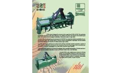 Sovema - Model GDE / GDEC - Geared Rotary Tiller -Brochure