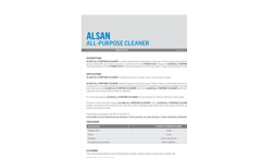Soprema ALSAN - Biodegradable Cleaner - Technical Data Sheet
