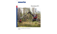 Komatsu Forest - Model 911 - Agile Harvester - Brochure