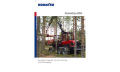 Komatsu Forest - Model 855 - Compact Forwarder -Brochure