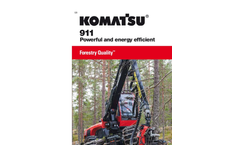 Komatsu Forest - Model 901XC - Agile Thinning Harvester - Brochure