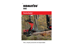 Komatsu Forest - Model 835TX - Forwarder - Brochure