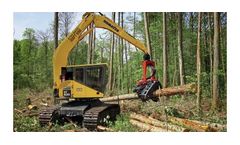 Komatsu - Model XT430-3 & XT430L-3 - Tracked Forestry Harvesters