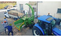 Pezzolato - Model PTH 30.50 G - Compact and Agile Drum Chipper