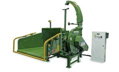 Pezzolato - Model PTH 30.50 E - Electric Stationary Drum Chipper of Forestry Matrix