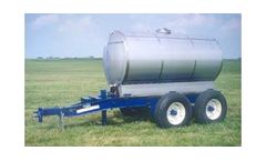 Duo Lift - Model 1,600 Gallon - Stainless Steel Tank Tandem Axle Trailer