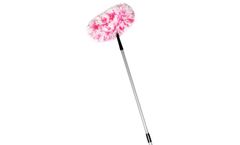 Fuller - Model 133-808-FB - Fuzzy Fan Duster - Pink - with Telescopic Handle