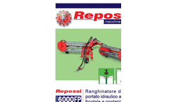 Repossi - Model 90/5-L=2.30 - Front-Mounted Side Delivery Rakes Hay Machine - Brochure