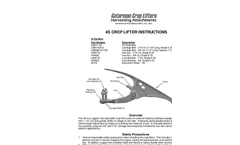Gaterman - Model 4S - Crop Lifters Manual