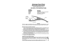 Gaterman - Model 4B - Crop Lifter Manual