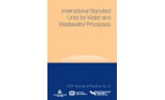 International Standard Units for Water and Wastewater Processes