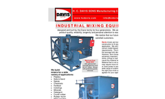 Davis - Model SD - Fertilizer Mixers - Brochure