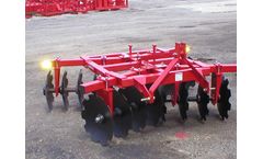 Hardee By EVH - Model D-18-1618 - 3-Point Lift Type Disc Harrow for Agricultural Use