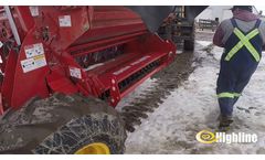 Highline® CFR650 Bale Pro with Feed Chopper™ and Metered Grain Insertion (MGI) - Video