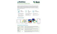 Ikon - Version RokDoc - Pore Pressure Prediction Software - Brochure