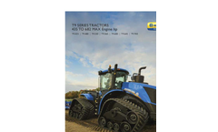 New Holland - Model T6 - Methane Power Tractor  - Brochure