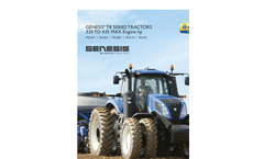 New-Holland - Model T8 Genesis - Tractors -  Brochure