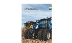  	New Holland - Model T7 LWB - Tractor   - Brochure