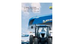 New Holland - Model T7 - Heavy Duty Tractor - Brochure