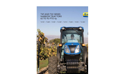 New Holland - T4F Series - Narrow Tractors - Brochure