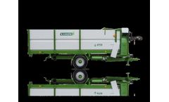STS - Model KAMZIK - Feed and Bedding Trailer with Lateral Conveyor